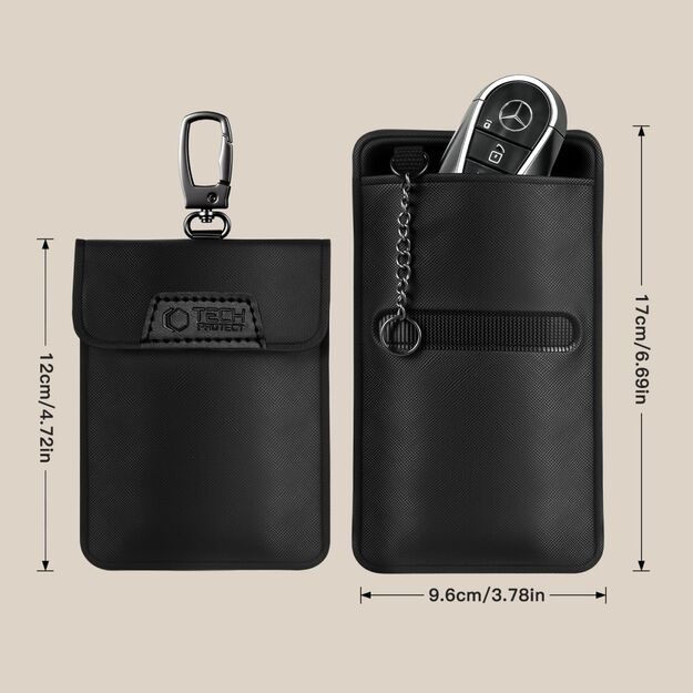 Tech-Protect KLR400 Anti-Theft Car Key Case - Black 9