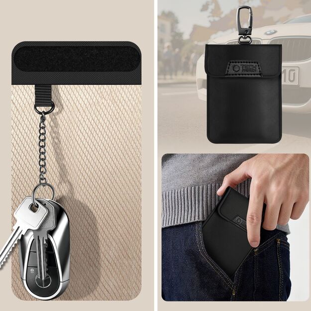 Tech-Protect KLR400 Anti-Theft Car Key Case - Black 7