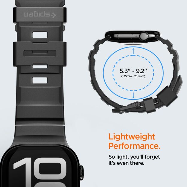 Spigen WBS2 Strap for Apple Watch 44 / 45 / 46 / 49 mm - Black 12