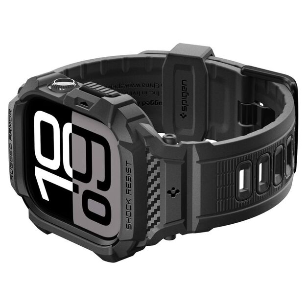 Spigen Rugged Armor Pro Strap for Apple Watch 42mm - Black 9