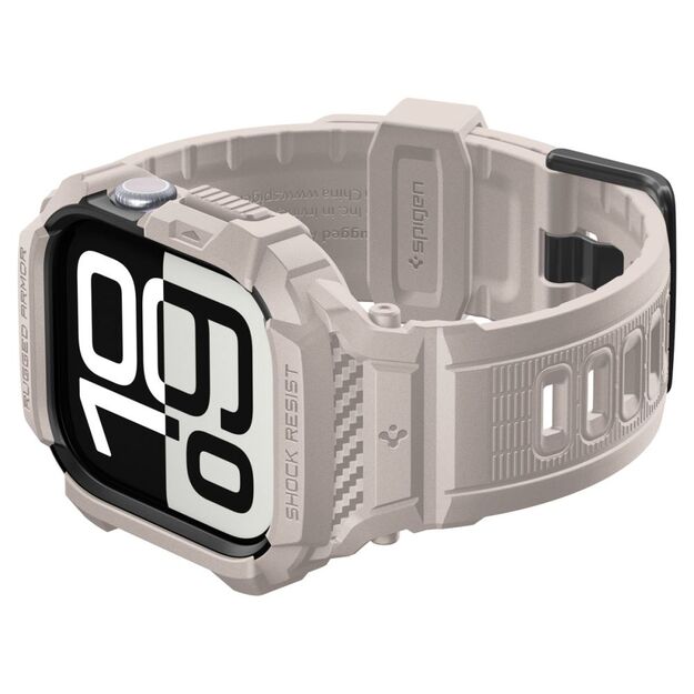 Spigen Rugged Armor Pro Strap for Apple Watch 42mm - Beige 9