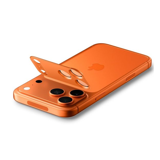 Spigen Optik Pro XL Camera Lens Glass for iPhone 17 Pro - Orange 3