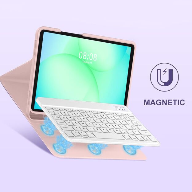 Tech-Protect SC Pen Case for Samsung Galaxy Tab A9 / A11 8.7 X110 / X115 / X133 / X135 - Pink 4