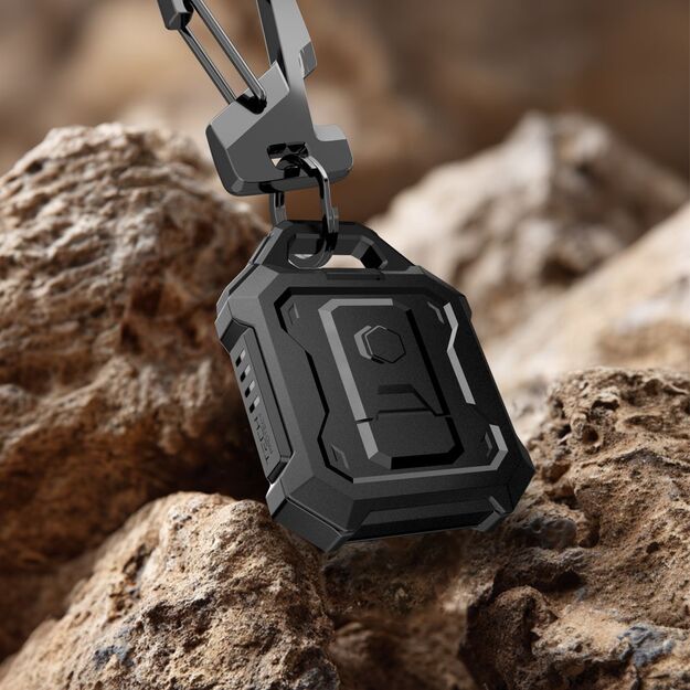 Tech-Protect Kevlar Pro Case for Apple AirTag 1/2 - Black 3