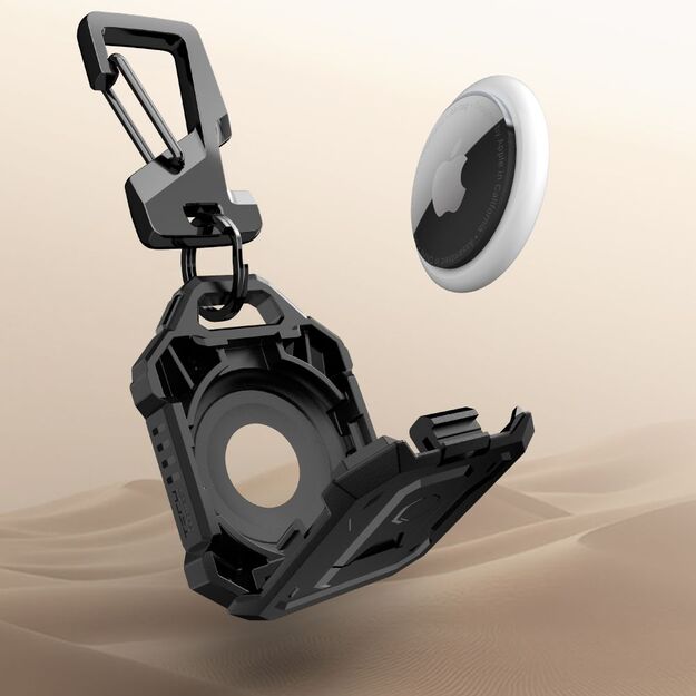 Tech-Protect Kevlar Pro Case for Apple AirTag 1/2 - Black 2