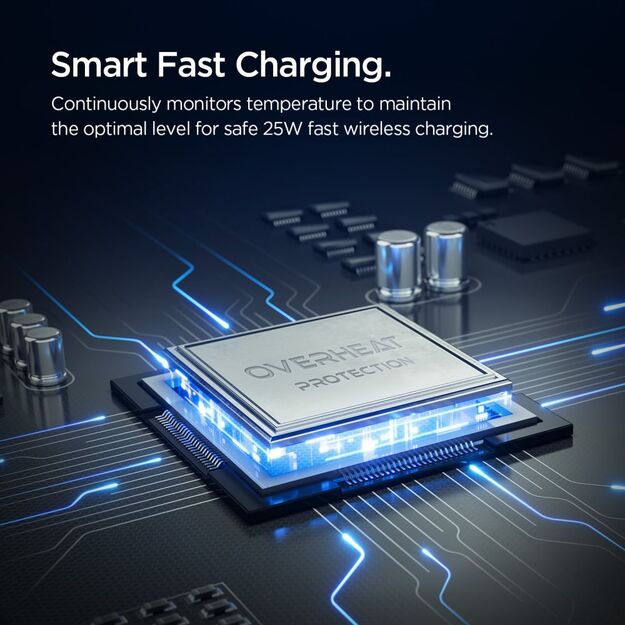 Spigen Essential EV25MFAQ Magnetic MagSafe Car Air Vent Mount - Black 4