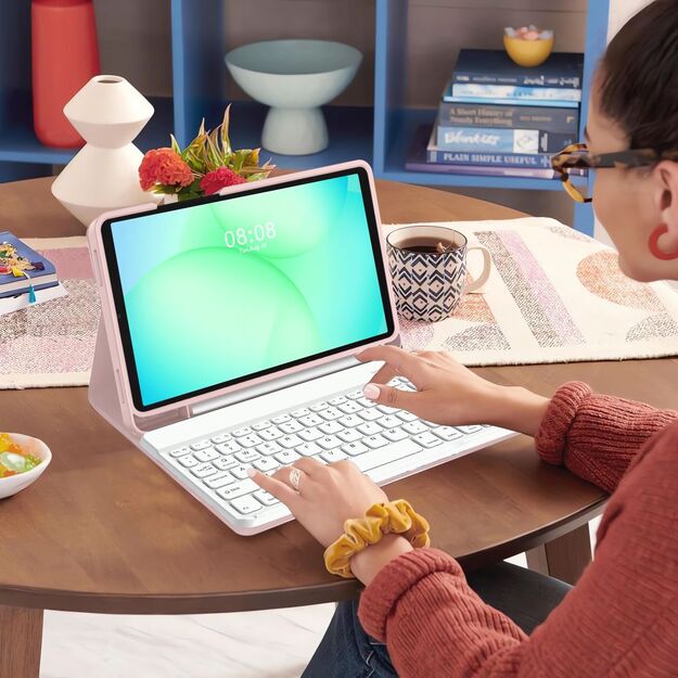 Tech-Protect SC Pen Case for Samsung Galaxy Tab A9+ / A11+ Plus 11.0 X210 / X215 / X216 / X230 / X235 / X236 - Pink 8