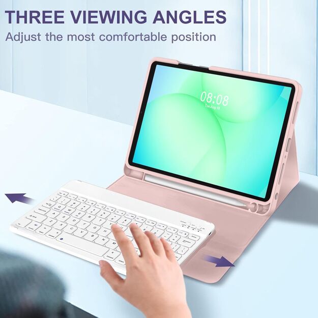 Tech-Protect SC Pen Case for Samsung Galaxy Tab A9+ / A11+ Plus 11.0 X210 / X215 / X216 / X230 / X235 / X236 - Pink 7