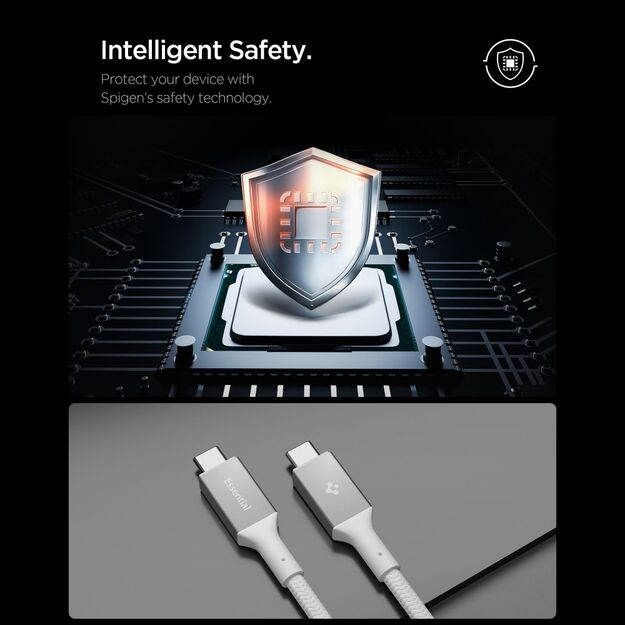 Spigen EB10010CC 100W 100 cm Cable - White 6