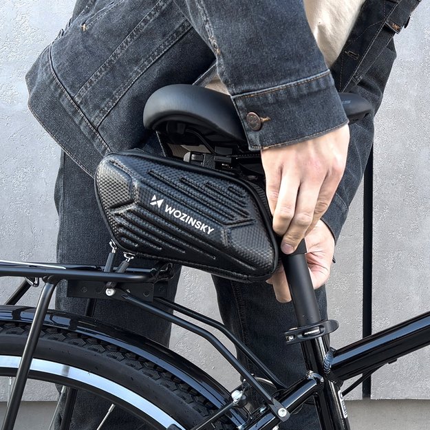 Wozinsky bicycle saddle bag waterproof 1.5l black (WBB27BK) 26