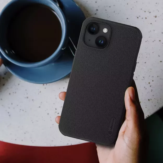 Nillkin Super Frosted Shield Pro iPhone 15 Plus Case - Black 28