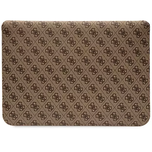 Guess 4G Stripe Metal Logo case for a 14&quot  laptop - brown 5