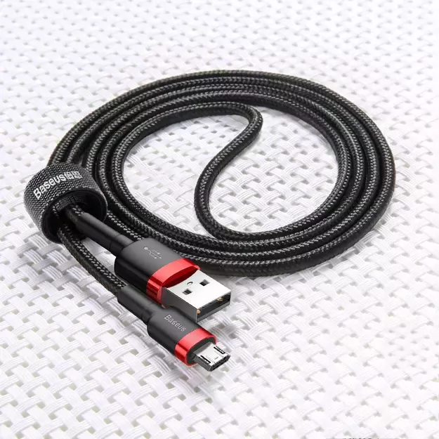 Baseus Cafule Cable durable nylon cable USB / micro USB 2A 3M black-gray (CAMKLF-HG1) 11