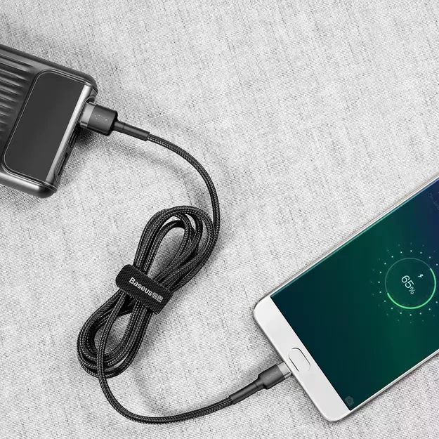 Baseus Cafule Cable durable nylon cable USB / micro USB 2A 3M black-gray (CAMKLF-HG1) 8