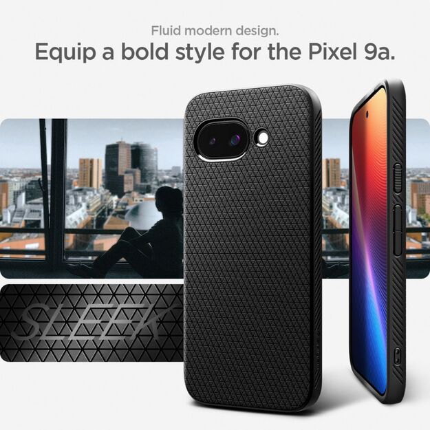 Spigen Liquid Air Case for Google Pixel 9A - Matte Black 12