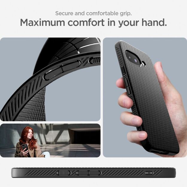 Spigen Liquid Air Case for Google Pixel 9A - Matte Black 15