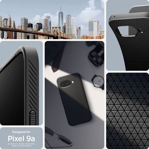 Spigen Liquid Air Case for Google Pixel 9A - Matte Black 11