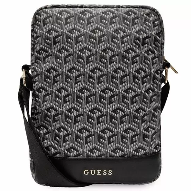 Guess Bag GUTB10HGCFSEK 10  black/black GCube Stripe Tablet Bag