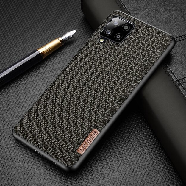 Dux Ducis Fino case covered with nylon material for Samsung Galaxy A42 5G green 30