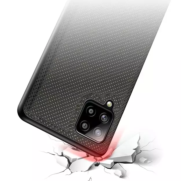 Dux Ducis Fino case covered with nylon material for Samsung Galaxy A42 5G green 3