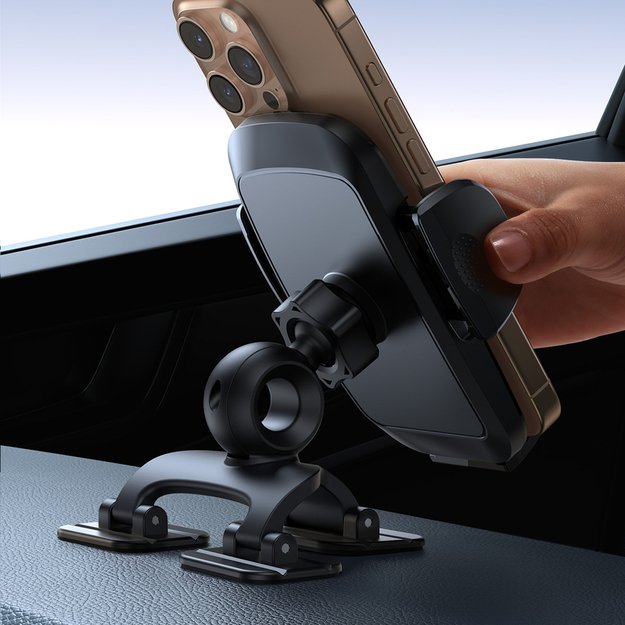Joyroom JR-ZS259 clamp car holder with three adjustable legs - black 3