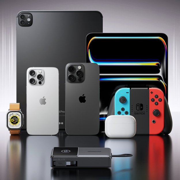 Joyroom JR-PR1 10000mAh 22.5W Powerbank with Built-in Retractable USB-C Cable - Black 11