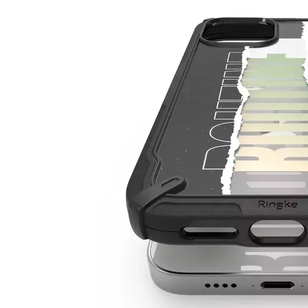 Ringke Fusion X Design durable PC Case with TPU Bumper for iPhone 12 mini black (Routine) (XDAP0020) 9
