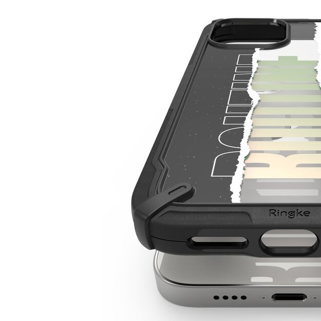 Ringke Fusion X Design durable PC Case with TPU Bumper for iPhone 12 mini black (Routine) (XDAP0020) 2