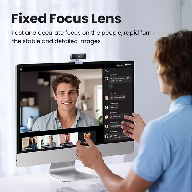 Ugreen CM678 USB HD Webcam - Gray 6