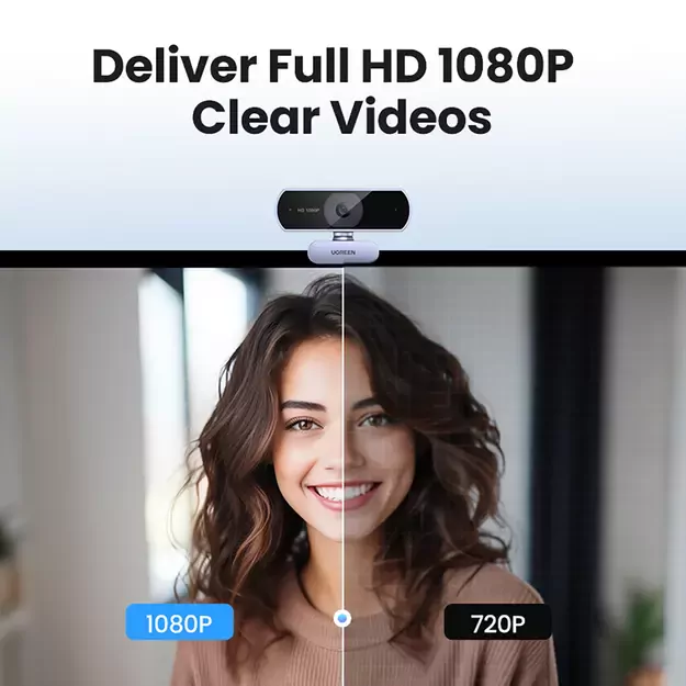 Ugreen CM678 USB HD Webcam - Gray 2