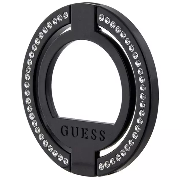 Guess MagSafe Ring stand GUMRSALDGK black/black Rhinestone 1