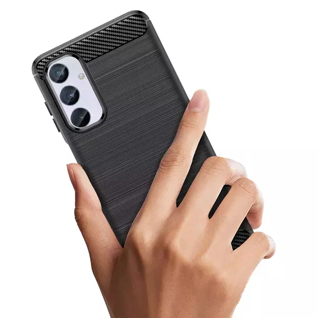 Flexible carbon pattern case for Samsung Galaxy M54 Carbon Case - black 5