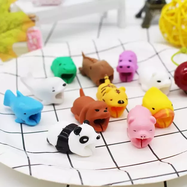 Fish-shaped phone cable cover 5