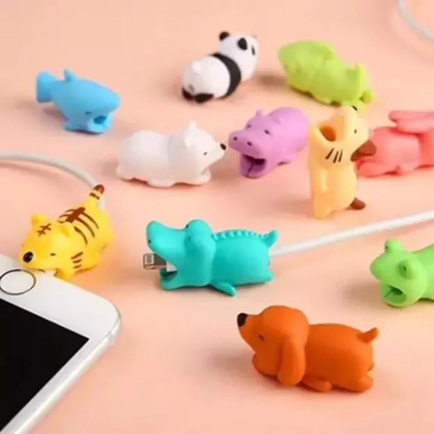 Fish-shaped phone cable cover 4