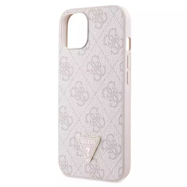 Guess GUHCP14XP4TDSCPP case for iPhone 14 Pro Max 6.7&quot  - pink Crossbody 4G Metal Logo 13