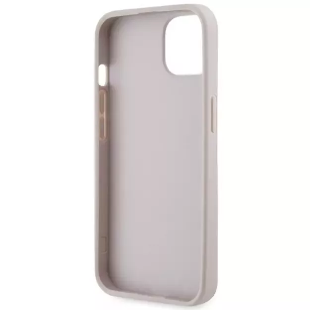 Guess GUHCP14XP4TDSCPP case for iPhone 14 Pro Max 6.7&quot  - pink Crossbody 4G Metal Logo 14