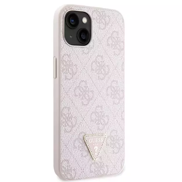Guess GUHCP14XP4TDSCPP case for iPhone 14 Pro Max 6.7&quot  - pink Crossbody 4G Metal Logo 10