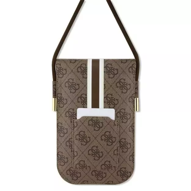 Guess GUOWBP4RPSW handbag - brown 4G Stripes 2