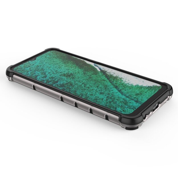 Honeycomb Case armor cover with TPU Bumper for Samsung Galaxy A32 5G green 13