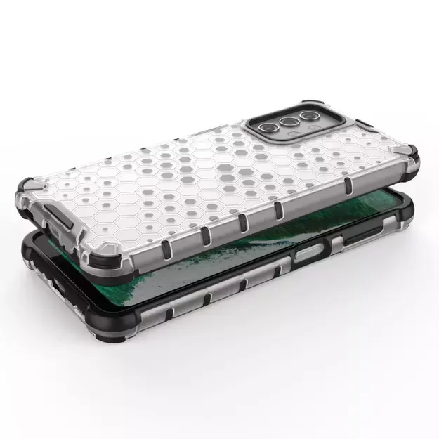 Honeycomb Case armor cover with TPU Bumper for Samsung Galaxy A32 5G green 18