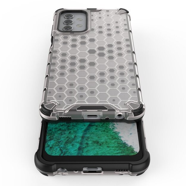 Honeycomb Case armor cover with TPU Bumper for Samsung Galaxy A32 5G green 11