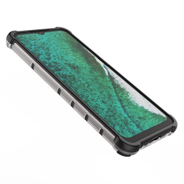 Honeycomb Case armor cover with TPU Bumper for Samsung Galaxy A32 5G green 12