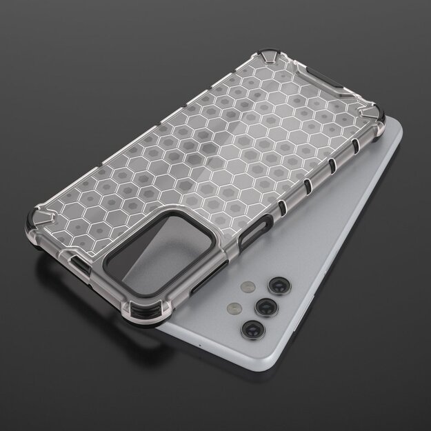 Honeycomb Case armor cover with TPU Bumper for Samsung Galaxy A32 5G green 10