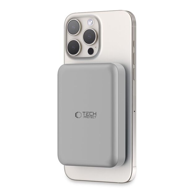 Powerbank Tech-Protect PB11 LifeMag MagSafe 10000 mAh - titanium 1