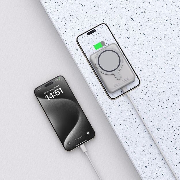 Powerbank Tech-Protect PB11 LifeMag MagSafe 10000 mAh - titanium 5