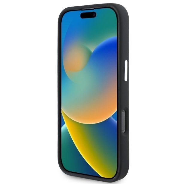 Mercedes MEHMP16L23SUVSK iPhone 16 Pro 6.3&quot  black/black hardcase Silicone Vertical Tonal Stripes MagSafe 4
