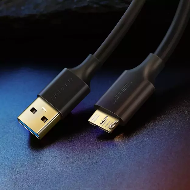 Ugreen US130 10840 USB-A 3.0 - micro USB-B cable 0.5m - black 3