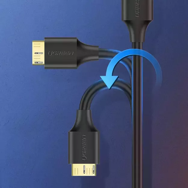 Ugreen US130 10840 USB-A 3.0 - micro USB-B cable 0.5m - black 8