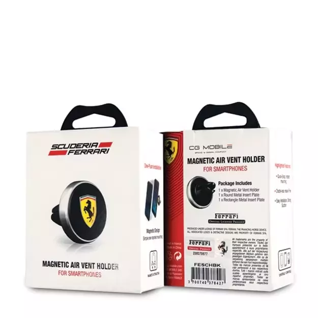 Ferrari magnetic holder FESCHBK for grille black/black 2