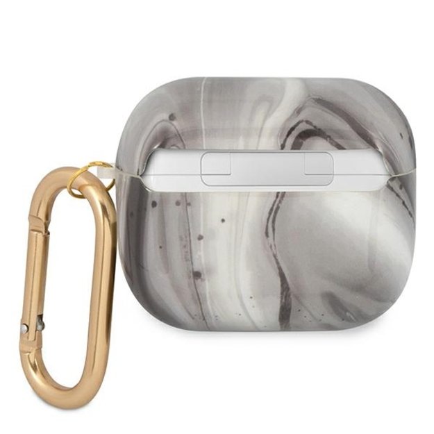 Guess GUA3UNMK AirPods 3 cover black/black Marble Collection 1
